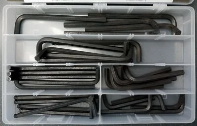 Allen 19988 30 pcs. Large Allen Key Storage Set SAE USA - Image 1 of 3