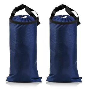 Car Trash Bag Can Hanging Back Seat Storage Pockets, Washable Friendly Traveling - Picture 1 of 7