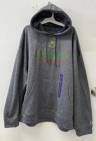 NWOT Champion MN Wild NHL Hockey Team Pullover Hoodie Men’s XXL Cover
