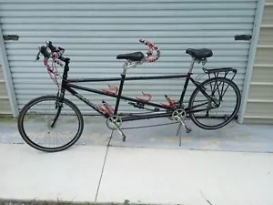 Santana Rio Tandem Bicycle Black Pre-Owned Great Condition - Picture 1 of 1