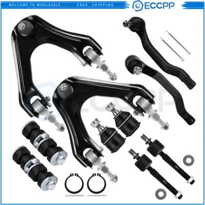 Juego de 10 brazos de control delanteros rótulas varillas de amarre para 95 96 97 Honda Accord Odyssey Foto 1 de 4