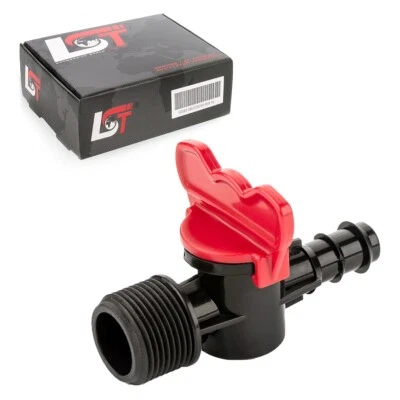 Absperrhahn Kugelhahn für PE-Rohr Schlauch Tropfanlage Gartenbewässerung 16x3/4" - Bild 1 von 4