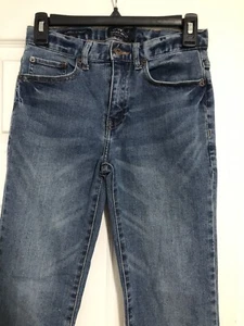 Lucky Brand Girls Classic Straight Jeans Size 12 Blue Adjustable Waist - Picture 1 of 12