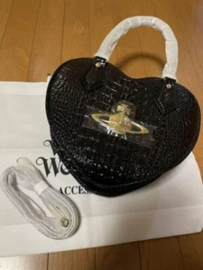 Vivienne Westwood 2way Shoulder Bag Heart Shaped Black New