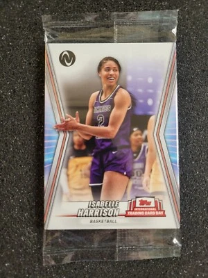 2023 TOPPS INTERNATIONAL TRADING CARD DAY SEALED PACK - ISABELLE HARRISON TOP! - Image 1 of 2