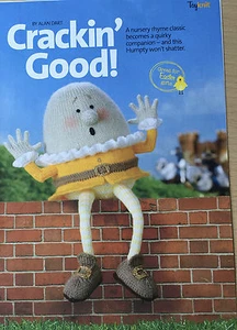 STRICKANLEITUNG Alan Dart Humpty Dumpty Spielzeug 33 cm groß Kinderreim Hayfield DK - Bild 1 von 7