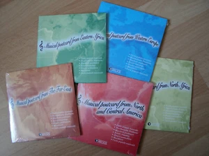 5 CD´s ATLAS Musical postcard from Afrika + Amerika +  Europa + vom Osten  OVP - Bild 1 von 8
