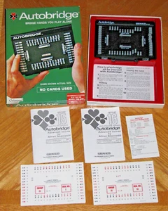 Vintage 1985 Grimaud Autobridge Intermediate - Play by Yourself Bridge 64 Hands - Picture 1 of 3