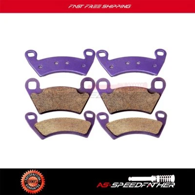 Pastillas de freno delanteras y traseras de fibra de carbono para Polaris Ranger EV eléctrico 2010 Foto 1 de 4