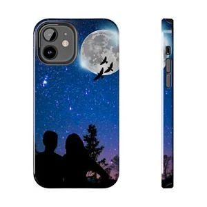 Funda de teléfono Moonlight Lovers, cubierta de teléfono Night Sky, funda romántica para parejas, lunar - Imagen 1 de 53