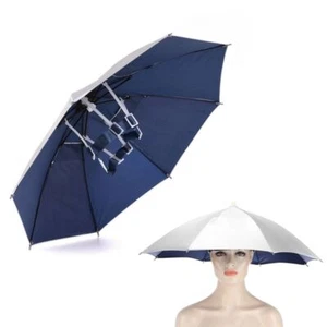 1PC Foldable Portable Waterproof Sun Hat Umbrella Cap Fishing Caps Umbrella - Picture 1 of 12