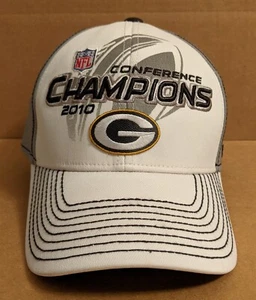 Green Bay Packers 2010 Super Bowl XLV Reebok OnField Baseball Hat Stretch OSFA - Picture 1 of 9