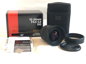Sigma SIGMA 12-24mm F4.5-5.6 EX DG for Sony A mount [NEAR MINT in Box] Japan - Picture 1 of 24