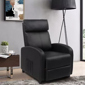 Recliner Massage Sofa PU Upholstered Armchair Elder Massage Heating Chair - Picture 1 of 12