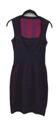 Vestido Azzedine Alaia Vintage Anos 80 Bainha de Malha Rosa Feminino Body Con Archival - Imagem 1 de 4