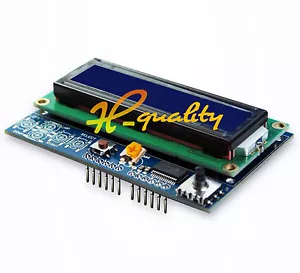 NEW design I2C 1602 LCD Shield for arduino Blue LCD 2 PINS - Picture 1 of 3