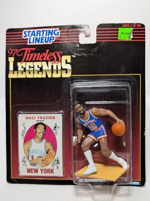 Figura de acción Walt Frazier 97 Timeless Legends alineación inicial #10 NY Knicks SLU Foto 1 de 2