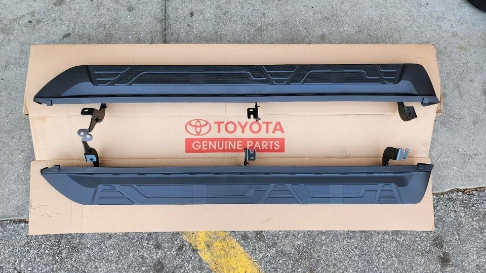 Tablas de correr negras originales Toyota 4Runner Trail Edition PT938-89200 Foto 1 de 4
