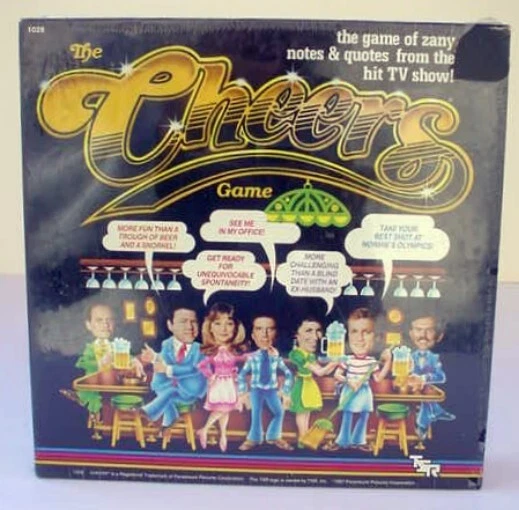 1987 TSR 1028 The Cheers TV Show Board Game Shrink Wrappped