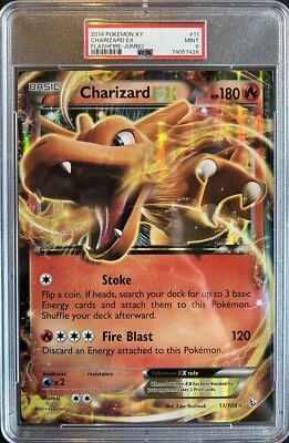 2014 Pokemon Flashfire Charizard EX Jumbo #11 -  PSA 9 - Image 1 of 4