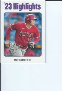 Shohei Ohtani 2024 Topps Heritage White Border Parallel '23 Highlights - Picture 1 of 1