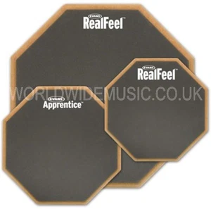 Almohadillas de práctica de tambor Evans Real Feel con elección de 6"" 7"" y 12"" tamaños y tipos - Imagen 1 de 4