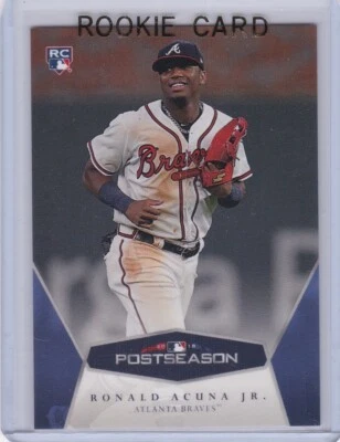 RONALD ACUNA JR. ROOKIE CARD 2018 Topps On Demand MLB Postseason RARE BRAVES RC! - Image 1 of 2