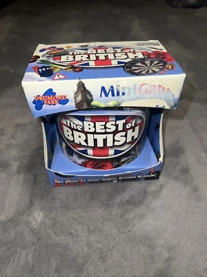 The Best of British Mini Game from Drumond Park. 52 cards, 1 board and 2 pieces - Image 1 of 4