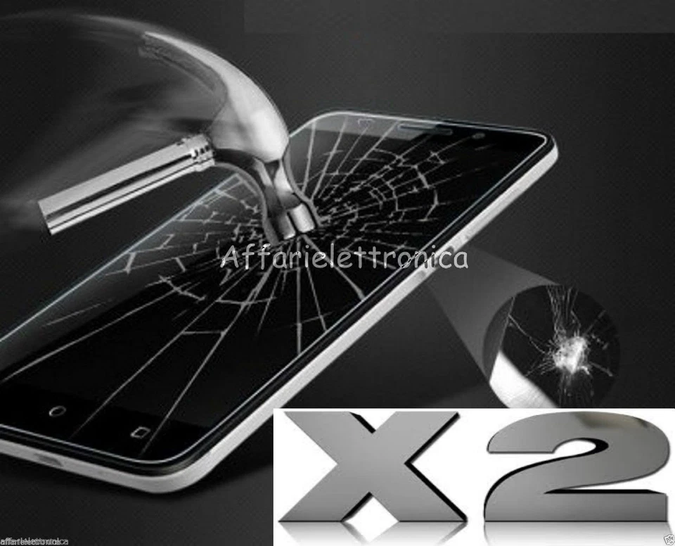 KIT. 2 Pellicole VETRO temperato PER MODELLI ASUS ( 2 PACK ) schermo ANTIURTO 9H - Immagine 1 di 1