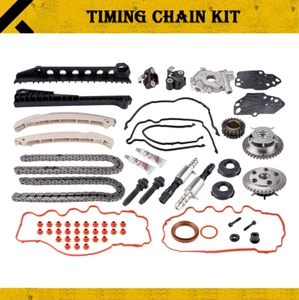 Timing Chain Cam Phaser Solenoid Valve Oil Pump Kit For 04-08 Ford 5.4L 5.4 3V - Bild 1 von 12
