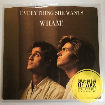 Wham - Everything She Wants / Like A Baby 45 NEAR MINT 1985 - Image 1 of 4