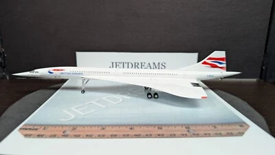 1/200 BRITISH AIRWAYS CONCORDE 102 U.K. UNION JACK COLORS G-BOAG HOGAN MODELS - Photo 1/4