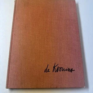Signed THE GREAT AMERICAN ARTISTS SERIES : WILLEM de KOONING THOMAS HESS HC 1959 - Imagen 1 de 9