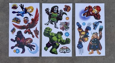 Calcomanías de pared animadas pelar y pegar RoomMates Marvel Superhero Squad pegatinas habitación Foto 1 de 3