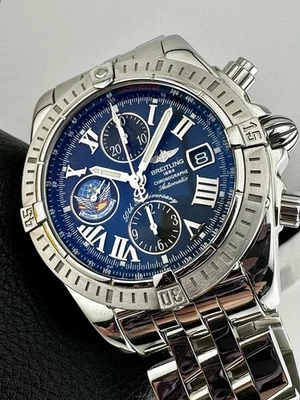 BREITLING Chronomat Evolution 50th Anniversary Blue Impulse A13356 500 Pieces - Image 1 of 4