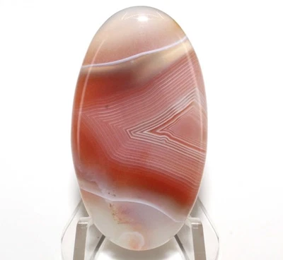 Par de piedras preciosas sueltas cabujón ovalado ágata natural de 61,80 quilates 46x25x4 mm Foto 1 de 2