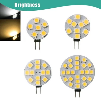 G4 LED light bulb SMD DC 12V Lamps 1W 1.5W 2W 3W Dimmable Cool /Warm Circular - Image 1 of 4
