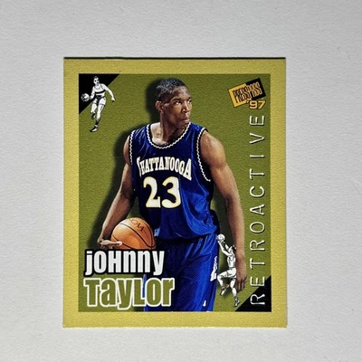 1997 Press Pass Double Threat #17 Johnny Taylor Retroactive Rookie Magic - Image 1 of 2