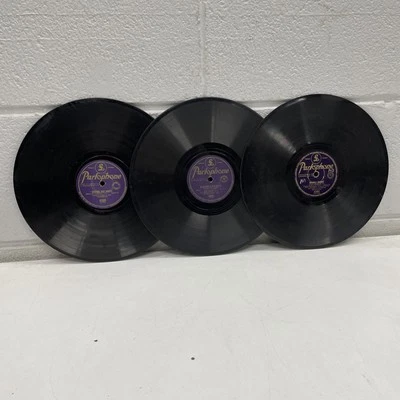 VINTAGE RETRO Vinyl Record 78 RPM Music LP Parlophone Job Lot Various - Image 1 of 4
