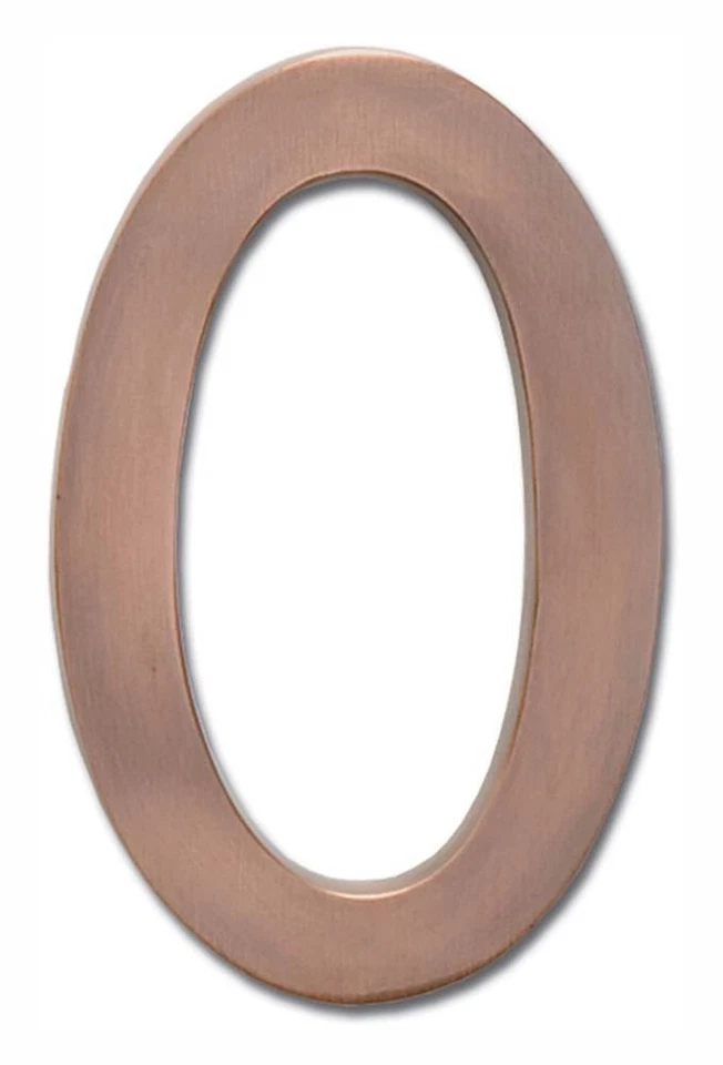 Caixas de correio L 3582ac0 casa flutuante latão maciço número 4 polegadas cobre antigo - Imagem 1 de 1