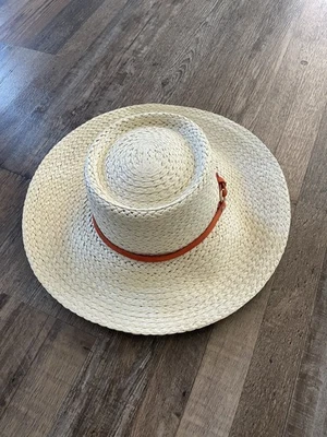 Vince Camuto Sun Hat banda de cuero nuevo con etiquetas talla única Foto 1 de 4