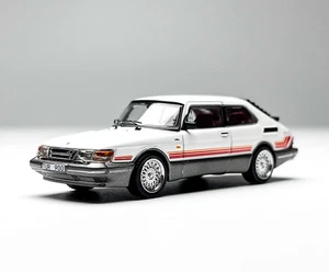 AL Tarmac 1:64 White SAAB 900 Turbo Hard Top Sports Model Diecast Collect Car  - Picture 1 of 8