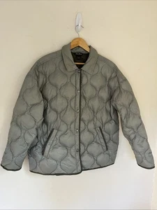 Eddie Bauer L Lite Puffer Down Feathers Packable Sage Green Outdoor Jacke - Bild 1 von 16