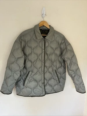 Chaqueta Eddie Bauer L Lite acolchada plumas empaquetable verde salvia para exteriores Foto 1 de 4