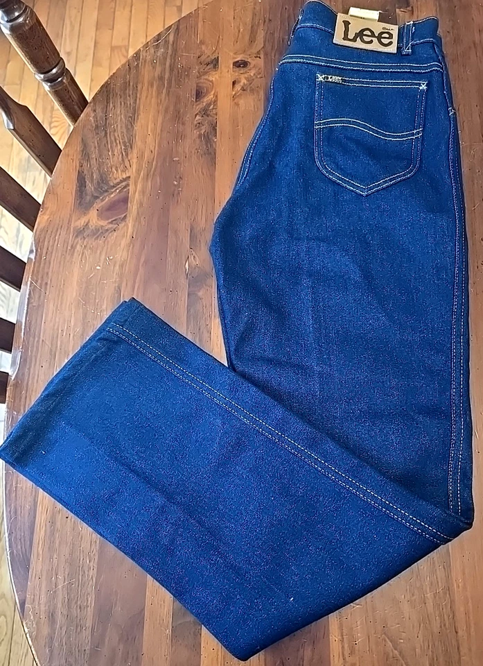 VTG Lee Misses Jeans 16 M Classic Fit Straight Leg MS 305-1746 NOS USA Made Dark