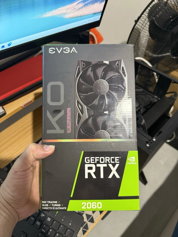 EVGA NVIDIA GeForce RTX 2060 12GB Graphics Card - Used, Tested & Working - image 1 of 4