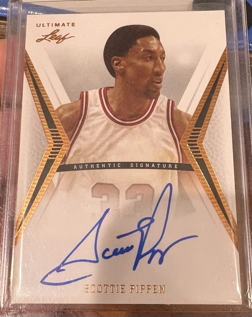 Scottie Pippen Autographed Basketball Trading Cards & Accessories