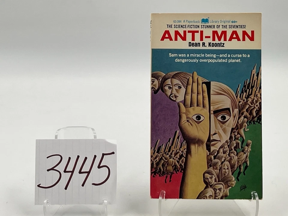 Anti-Man, Dean Koontz, PB Paperback Library 1st Ed 7/70 Foto 1 de 4