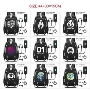 Anime Vocaloid Hatsune Miku borsa scuola zaino USB zaino da viaggio esterno - Foto 1 di 23