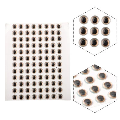 100pcs / Set Pesca Occhi for Esche Artificiali Adesivi 6/8/10/12mm Affronta - Immagine 1 di 4